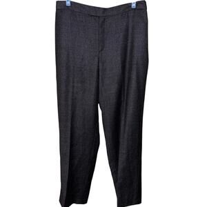Jennifer & Grace women’s plus size 100% wool straight leg dress pants 14W NWT